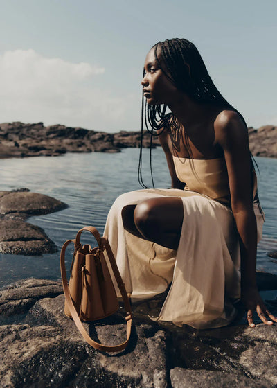 Bagimore Poléne Numéro Huit Hakiki deri Minimal Çanta