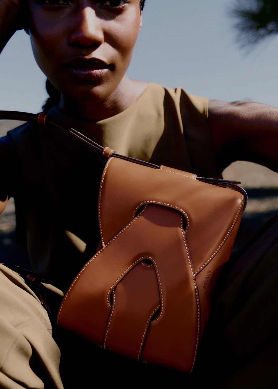 Bagimore Poléne Nodde Seau Hakiki Deri Çanta