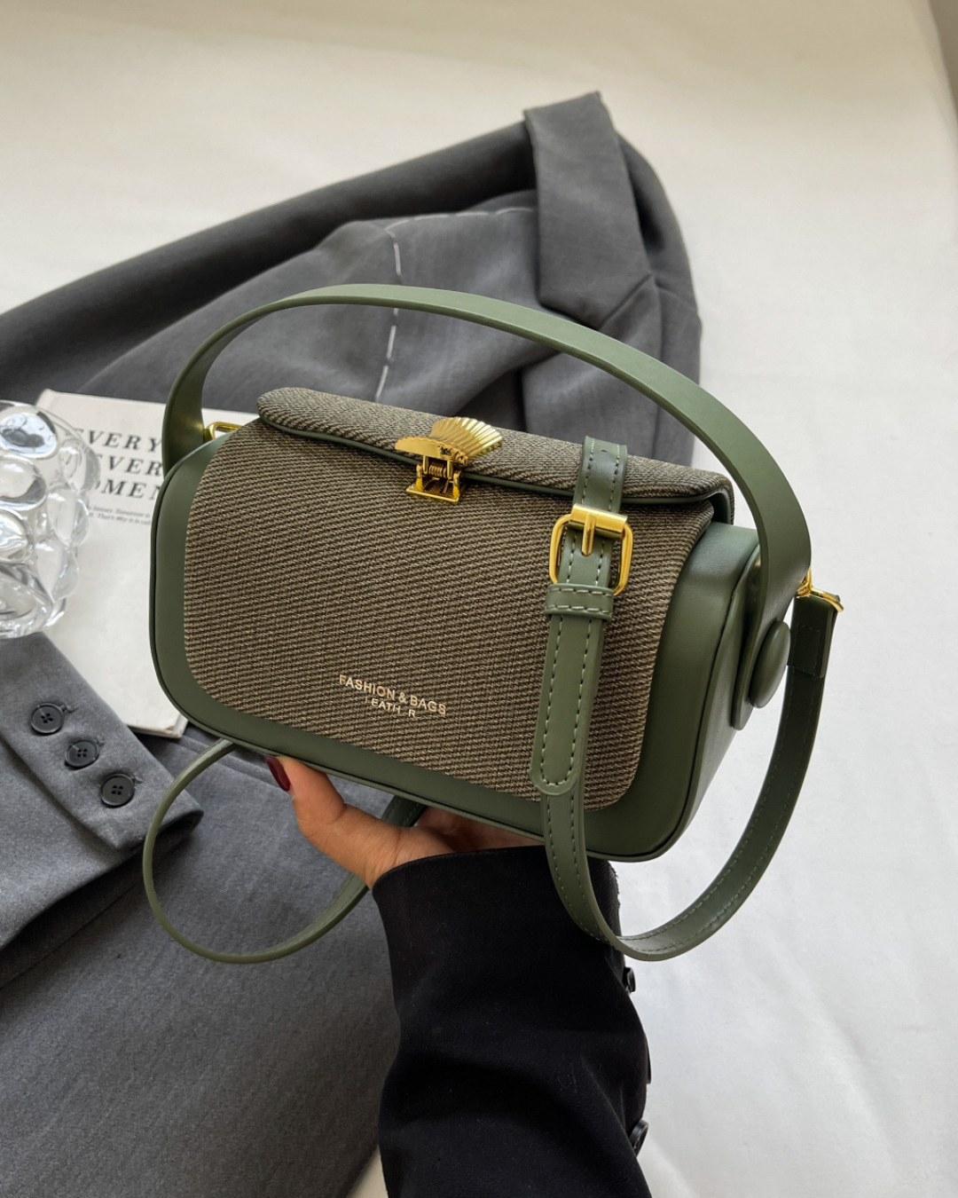 Bagimore Retro II Renkli Kapaklı Crossbody