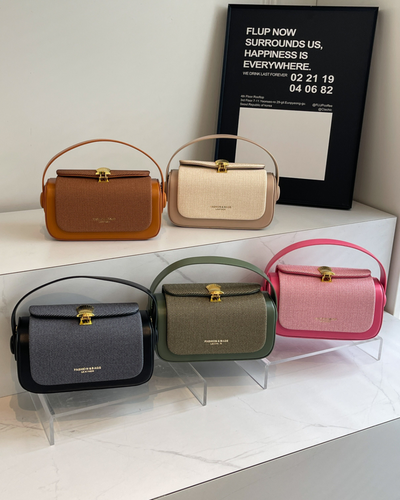 Bagimore Retro II Renkli Kapaklı Crossbody