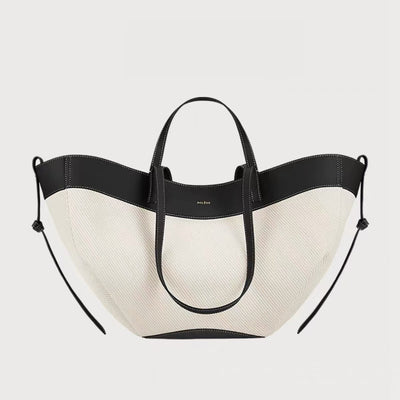 Bagimore Poléne Cyme Canvas Hakiki Deri Çanta