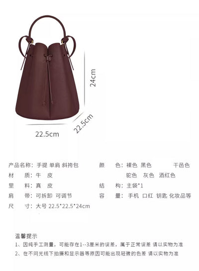 Bagimore Poléne Numéro Huit Hakiki deri Minimal Çanta