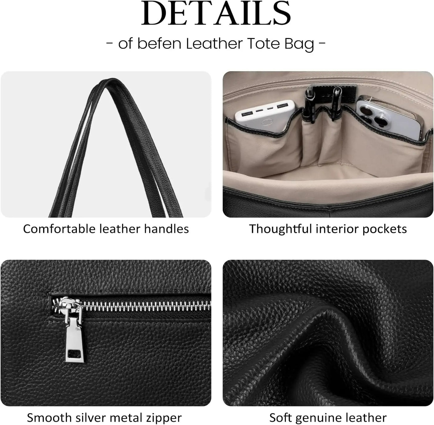 Bagimore Befen Luxe Deri Tote Çanta