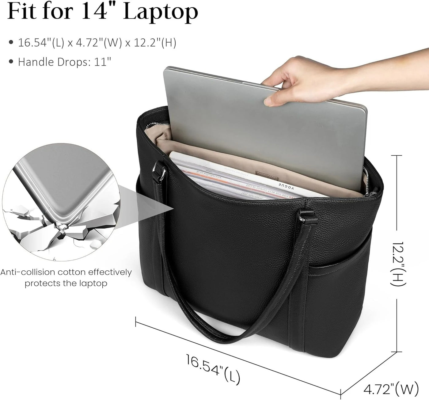 Bagimore Befen Luxe Deri Tote Çanta