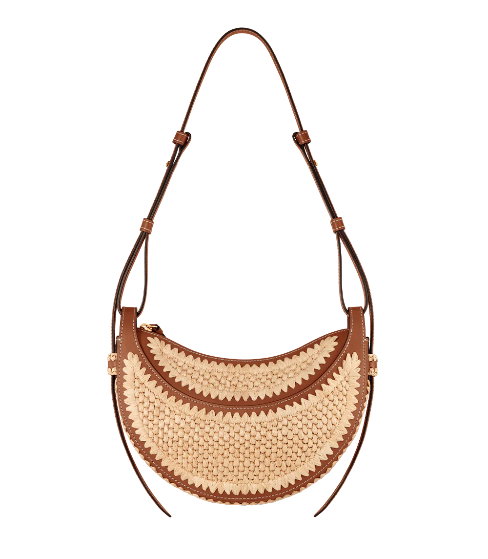 Bagimore Poléne Numéro Dix Hasır Örgü Deri Çanta